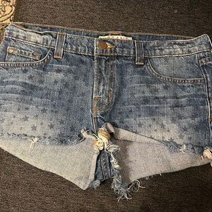J brand cut off short. Vintage star design